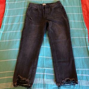 Simple Society Distressed Black Women's Jeans size 9/29